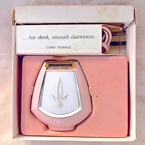 VINTAGE 1970 🦵🏼🪒 LADY SUNBEAM PINK TWIN MICRO-HEAD ELECTRIC SHAVER -STILL WORKS!